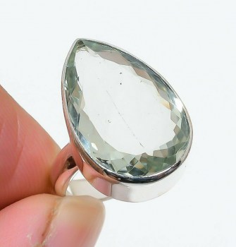 Zilveren ring met druppelvorm Turitella Agaat 18.5 mm